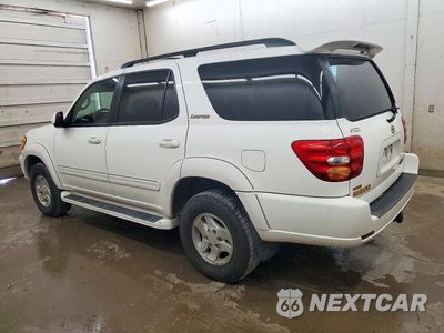 Drugie zdjęcie samochodu z przodu: 2002 TOYOTA SEQUOIA LIMITED VIN:5TDBT48A42S127726 - miniatura