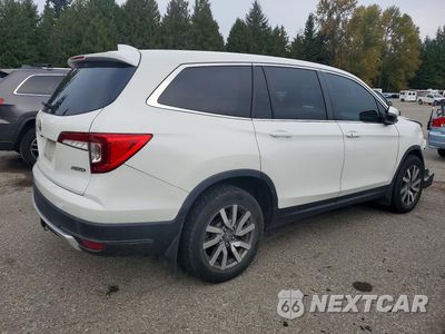 Trzecie zdjęcie samochodu z tyłu: 2020 HONDA PILOT EXL VIN:5FNYF6H51LB017738 - miniatura