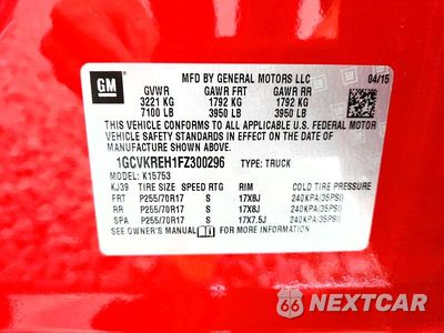 Zdjęcie 13 z 13 samochodu: 2015 CHEVROLET SILVERADO K1500 LT VIN:1GCVKREH1FZ300296 - miniatura