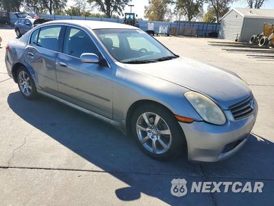 Czwarte zdjęcie samochodu z boku: 2006 INFINITI G35 BASE VIN:JNKCV51E26M521100 - miniatura