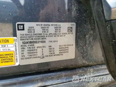 Zdjęcie 13 z 13 samochodu: 2014 BUICK ENCLAVE VIN:5GAKVBKD9EJ219094 - miniatura