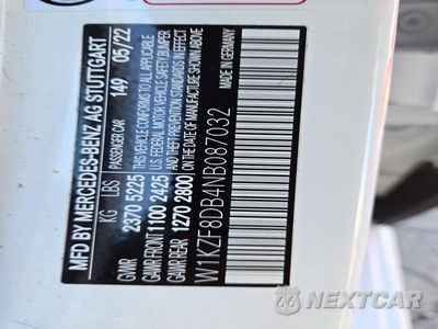 Zdjęcie 12 z 12 samochodu: 2022 MERCEDES-BENZ E 350 VIN:W1KZF8DB4NB087032 - miniatura