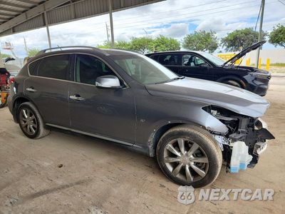 Czwarte zdjęcie samochodu z boku: 2017 INFINITI QX50 BASE VIN:JN1BJ0RP8HM385269 - miniatura