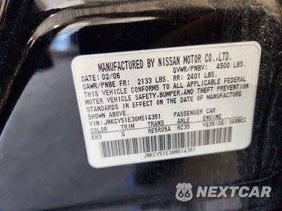 Zdjęcie 12 z 12 samochodu: 2006 INFINITI G35 BASE VIN:JNKCV51E36M514351 - miniatura