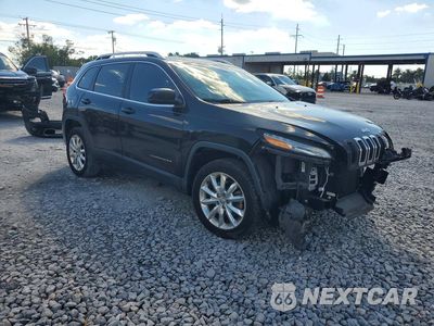 Czwarte zdjęcie samochodu z boku: 2016 JEEP CHEROKEE LIMITED VIN:1C4PJLDB2GW184132 - miniatura
