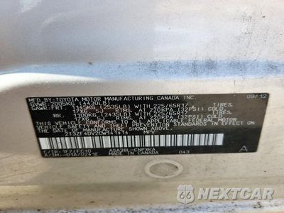 Zdjęcie 12 z 12 samochodu: 2012 TOYOTA RAV4 BASE VIN:2T3ZF4DV2CW141414 - miniatura