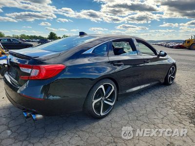 Trzecie zdjęcie samochodu z tyłu: 2019 HONDA ACCORD SPORT VIN:1HGCV2E37KA007720 - miniatura