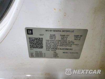 Zdjęcie 12 z 12 samochodu: 2018 CHEVROLET SILVERADO K1500 VIN:1GCVKNEC4JZ198191 - miniatura