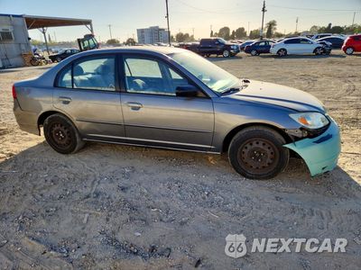 Czwarte zdjęcie samochodu z boku: 2004 HONDA CIVIC LX VIN:2HGES16554H638417 - miniatura