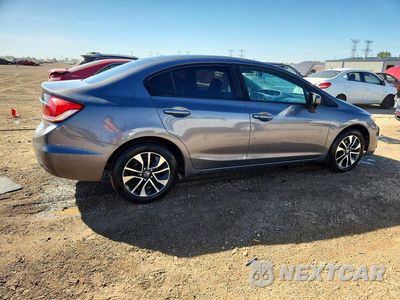 Trzecie zdjęcie samochodu z tyłu: 2014 HONDA CIVIC EX VIN:19XFB2F87EE249410 - miniatura