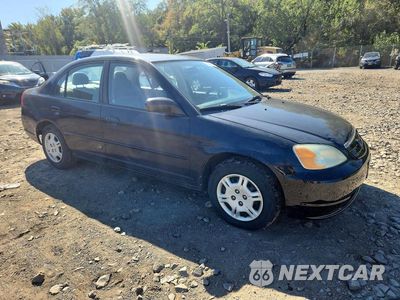 Czwarte zdjęcie samochodu z boku: 2003 HONDA CIVIC LX VIN:2HGES16593H600946 - miniatura
