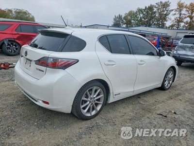Trzecie zdjęcie samochodu z tyłu: 2012 LEXUS CT 200 VIN:JTHKD5BH9C2092665 - miniatura