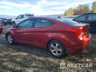 Drugie zdjęcie samochodu z przodu: 2013 HYUNDAI ELANTRA GLS VIN:5NPDH4AE8DH259971 - miniatura