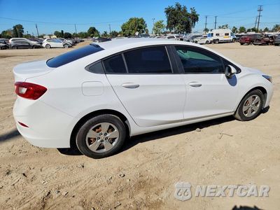 Trzecie zdjęcie samochodu z tyłu: 2018 CHEVROLET CRUZE LS VIN:1G1BC5SM9J7240095 - miniatura