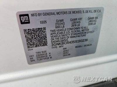 Zdjęcie 14 z 14 samochodu: 2025 CHEVROLET BLAZER 2LT VIN:3GNKBCR43SS193239 - miniatura