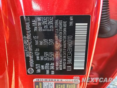 Zdjęcie 13 z 13 samochodu: 2022 HYUNDAI TUCSON SEL VIN:5NMJC3AE8NH009110 - miniatura