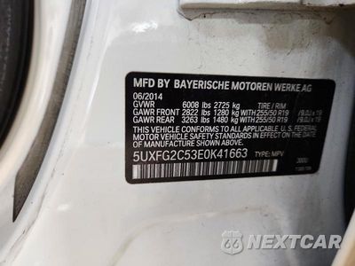 Zdjęcie 14 z 14 samochodu: 2014 BMW X6 XDRIVE35I VIN:5UXFG2C53E0K41663 - miniatura