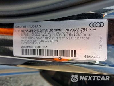 Zdjęcie 12 z 12 samochodu: 2015 AUDI A6 PRESTIGE VIN:WAUHMAFC8FN037367 - miniatura
