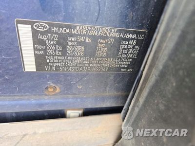Zdjęcie 13 z 13 samochodu: 2023 HYUNDAI SANTA FE SE VIN:5NMS1DAJ7PH492069 - miniatura