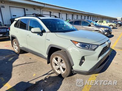 Czwarte zdjęcie samochodu z boku: 2021 TOYOTA RAV4 HYBRID XLE PREMIUM VIN:4T3B6RFV8MU010324 - miniatura