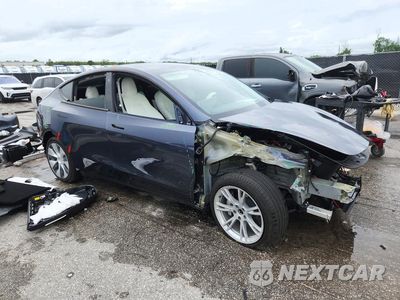 Czwarte zdjęcie samochodu z boku: 2022 TESLA MODEL Y VIN:7SAYGDEEXNF320433 - miniatura