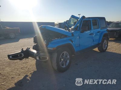 2021 JEEP WRANGLER UNLIMITED SAHARA 1C4HJXEN7MW616102 - główne zdjęcie licytacji z USA - miniatura