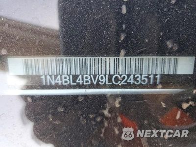 Zdjęcie 12 z 12 samochodu: 2020 NISSAN ALTIMA S VIN:1N4BL4BV9LC243511 - miniatura