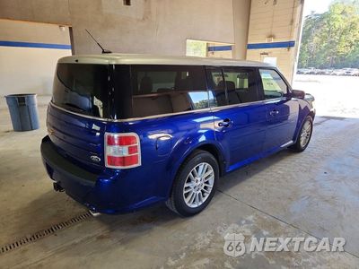 Trzecie zdjęcie samochodu z tyłu: 2014 FORD FLEX SEL VIN:2FMGK5C85EBD18771 - miniatura