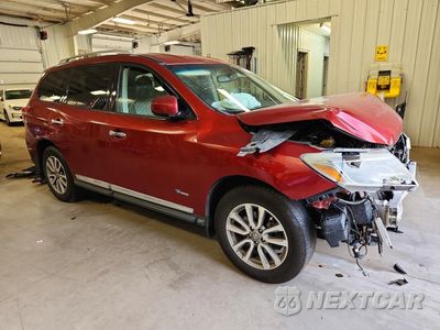 Czwarte zdjęcie samochodu z boku: 2014 NISSAN PATHFINDER HYBRID SL VIN:5N1CR2MM7EC642163 - miniatura
