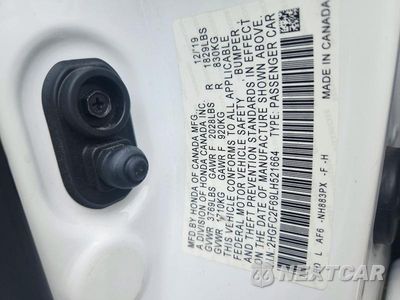 Zdjęcie 12 z 12 samochodu: 2020 HONDA CIVIC LX VIN:2HGFC2F69LH521664 - miniatura