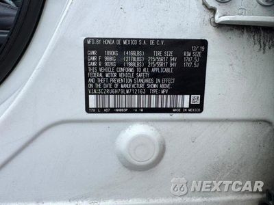 Zdjęcie 10 z 10 samochodu: 2020 HONDA HR-V EXL VIN:3CZRU6H79LM712163 - miniatura