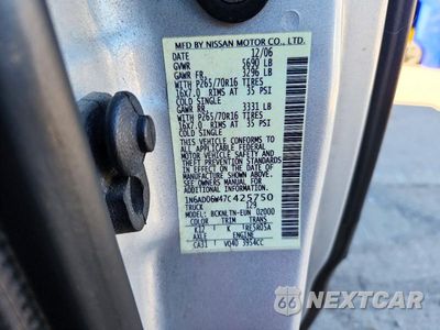 Zdjęcie 12 z 12 samochodu: 2007 NISSAN FRONTIER SE VIN:1N6AD06W47C425750 - miniatura
