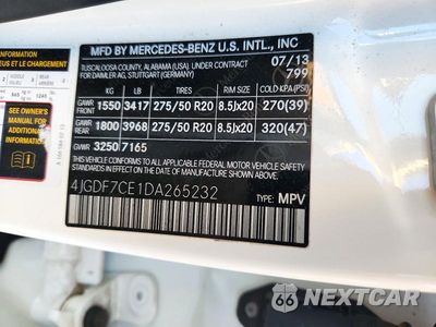 Zdjęcie 13 z 13 samochodu: 2013 MERCEDES-BENZ GL 450 4MATIC VIN:4JGDF7CE1DA265232 - miniatura