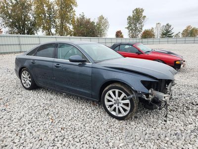 Czwarte zdjęcie samochodu z boku: 2013 AUDI A6 PREMIUM PLUS VIN:WAUGFAFC0DN055669 - miniatura