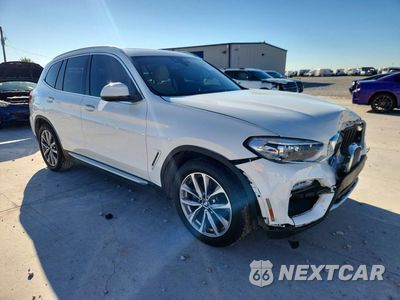 Czwarte zdjęcie samochodu z boku: 2019 BMW X3 SDRIVE30I VIN:5UXTR7C56KLF29703 - miniatura
