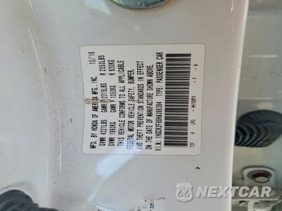 Zdjęcie 12 z 12 samochodu: 2017 HONDA ACCORD EXL VIN:1HGCR2F86HA086384 - miniatura