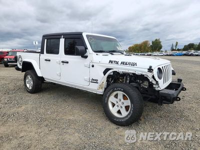 Czwarte zdjęcie samochodu z boku: 2021 JEEP GLADIATOR SPORT VIN:1C6HJTAG8ML515689 - miniatura
