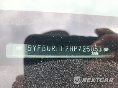 Zdjęcie 12 z 12 samochodu: 2017 TOYOTA COROLLA LE VIN:5YFBURHE2HP725053 - miniatura