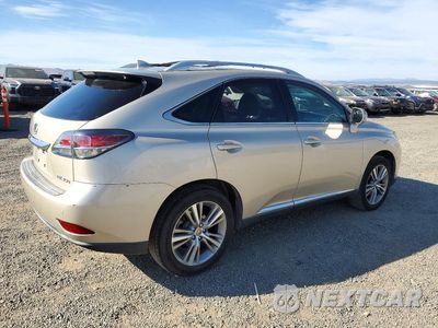 Trzecie zdjęcie samochodu z tyłu: 2015 LEXUS RX 350 BASE VIN:2T2ZK1BA0FC158474 - miniatura