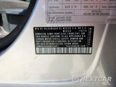 Zdjęcie 12 z 12 samochodu: 2016 VOLKSWAGEN JETTA S VIN:3VW267AJ0GM250057 - miniatura