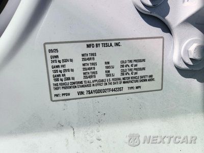 Zdjęcie 13 z 13 samochodu: 2026 TESLA MODEL Y VIN:7SAYGDED2TF442207 - miniatura