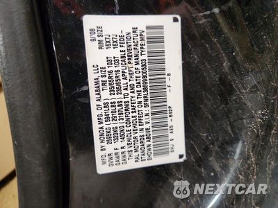 Zdjęcie 13 z 13 samochodu: 2009 HONDA ODYSSEY EXL VIN:5FNRL38699B005303 - miniatura