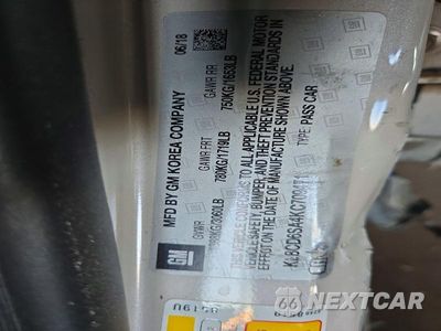 Zdjęcie 13 z 13 samochodu: 2019 CHEVROLET SPARK 1LT VIN:KL8CD6SA4KC709471 - miniatura