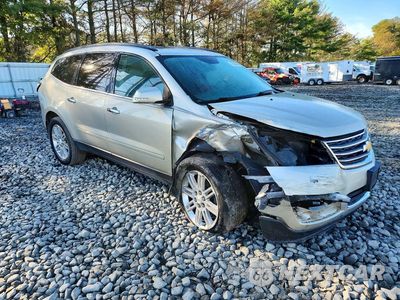 Czwarte zdjęcie samochodu z boku: 2015 CHEVROLET TRAVERSE LS AWD LT VIN:1GNKVGKD7FJ362291 - miniatura