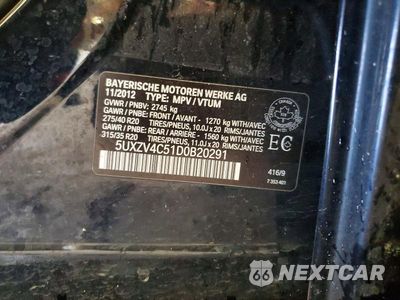 Zdjęcie 13 z 13 samochodu: 2013 BMW X5 XDRIVE35I VIN:5UXZV4C51D0B20291 - miniatura