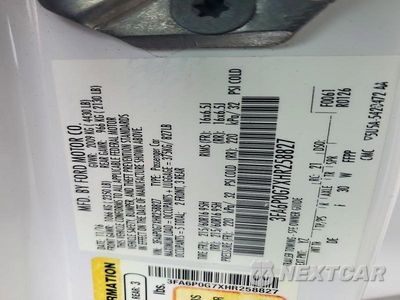 Zdjęcie 12 z 12 samochodu: 2017 FORD FUSION HYB S VIN:3FA6P0G7XHR258827 - miniatura