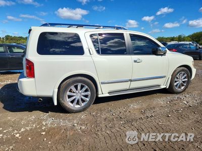 Trzecie zdjęcie samochodu z tyłu: 2010 INFINITI QX56 BASE VIN:5N3ZA0NE0AN908920 - miniatura