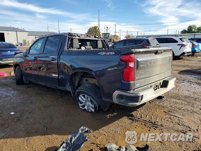 Drugie zdjęcie samochodu z przodu: 2022 CHEVROLET SILVERADO K1500 LT-L VIN:1GCPDKEK4NZ562091 - miniatura