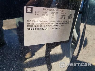 Zdjęcie 12 z 12 samochodu: 2014 CADILLAC ATS VIN:1G6AA5RX3E0157174 - miniatura