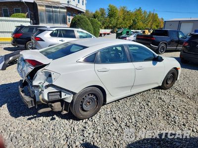 Trzecie zdjęcie samochodu z tyłu: 2019 HONDA CIVIC LX VIN:2HGFC2F61KH592243 - miniatura